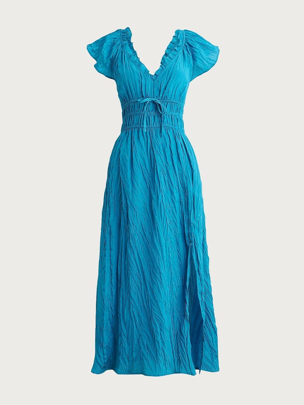 J Crew Palermo dress in viscose-blend crinkle
